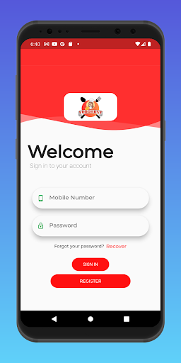 Android application Food Hunt screenshort