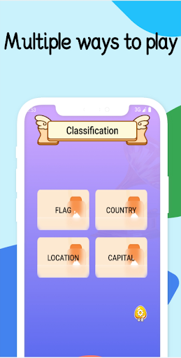 Android application Quiz the country-flag-capital screenshort