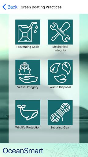 OceanSmart Green Boating Screen 2