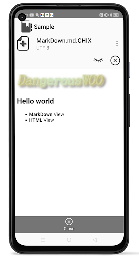Shared pocket book markdown Screen 2