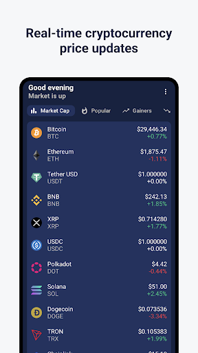 CoinWatch - Crypto, Bitcoin Screen 3