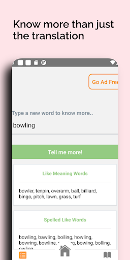 Norwegian (Nynorsk) Translator Screen 3