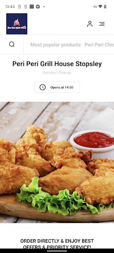 Android application Peri Peri Grill House Stopsley screenshort