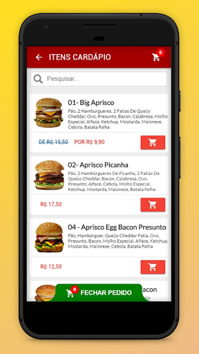 Aprisco Lanches Screen 2