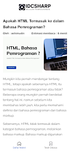 IDCSharp - Ayo Belajar HTML