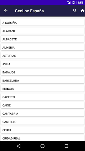 GeoLoc España Screen 2