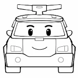 Coloring pages game for kids fun icon