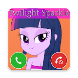 Fake Call From Twilight Sparkle icon