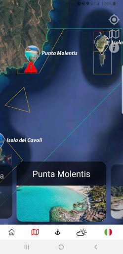 Android application Sporting Yacht Club Costa Rei screenshort
