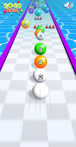 Screenshot 9 2048 Balls Run Challenge Game android