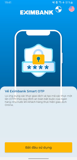 Eximbank Smart OTP Screen 2