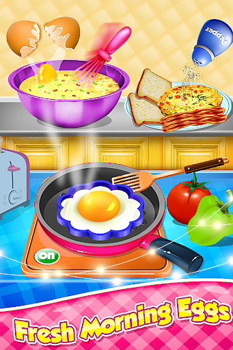 Android application Breakfast Cooking - Kids Game screenshort