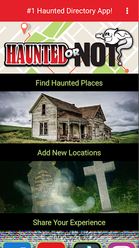 Android application Haunted Or Not? screenshort