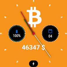 Bitcoin Price Watch Faceのおすすめ画像1