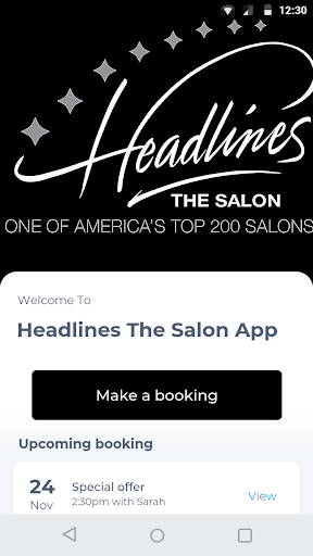 Android application Headlines The Salon App screenshort