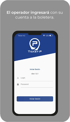 Android application Ticket P screenshort