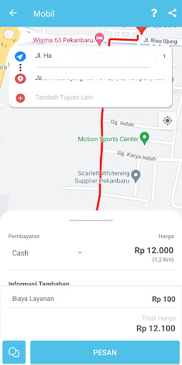 Monet - Transportasi Online Screen 3