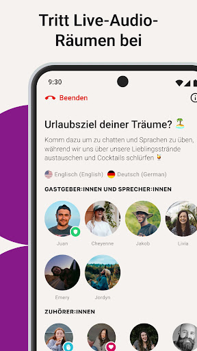 Tandem: Sprachaustausch screenshot 4