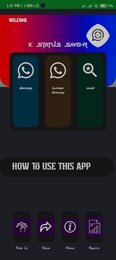 K Status Saver Screen 2