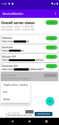 Server Online Monitor Screen 3