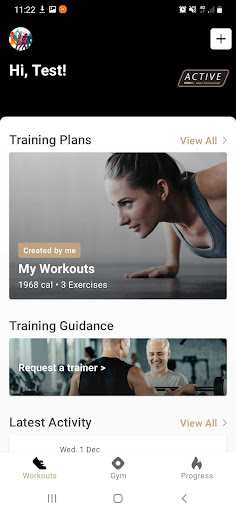 Active Mein Fitnessclub Screen 2