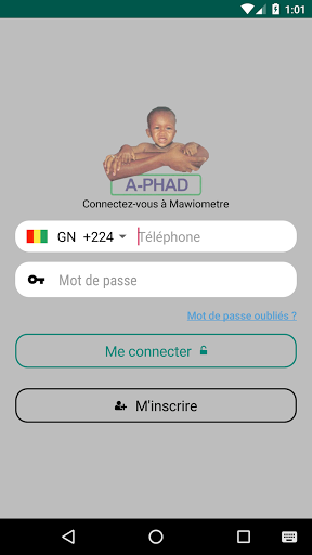 Android application Mawiometre screenshort