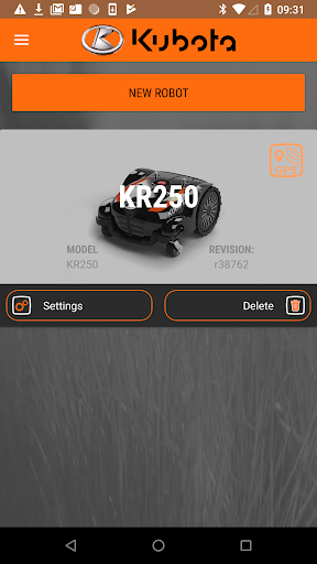 Android application Kubota Remote screenshort