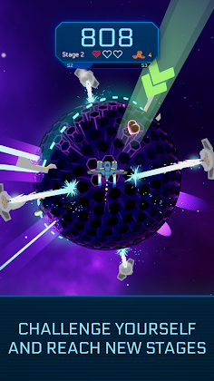 Galaxy Swirl: Hexa Endless Run - Screenshot 3