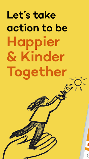 Screenshot of Action for Happiness: Get Tips