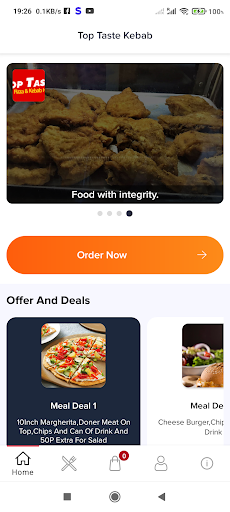 Android application Top Taste Kebab screenshort