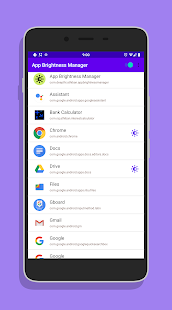 App Brightness Manager Free Screenshot