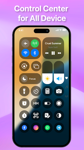 Android application OS Control Center App screenshort