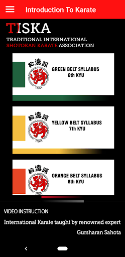 Tiska Beginner to Black Belt Screen 2