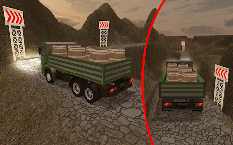 Captura de Pantalla 19 3D Truck Driving Simulator android