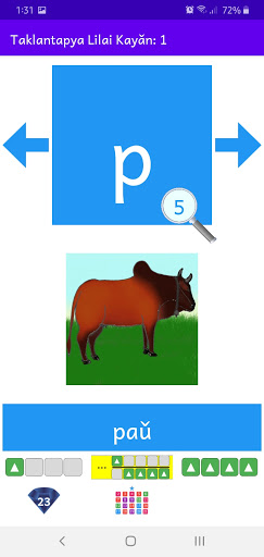 Android application Kayan Word Learning Games screenshort