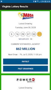 Virginia (VA) Lottery Results