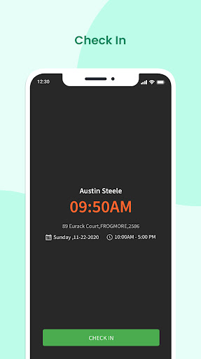 Android application Khorban Care Employee screenshort
