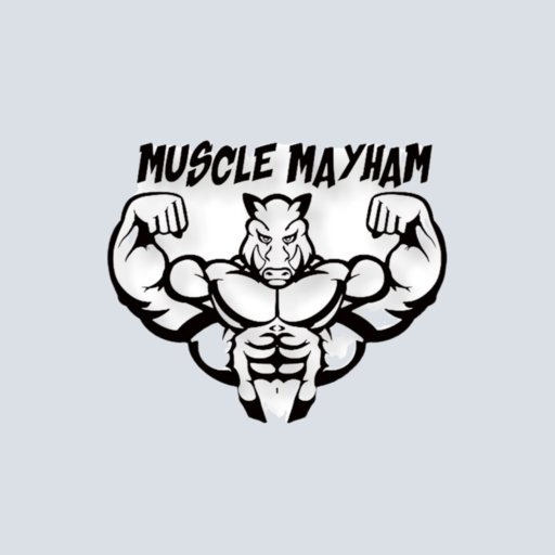 Muscle Mayham logo