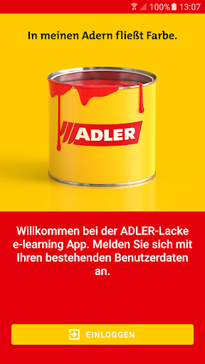 Android application ADLER-Lacke e-learning screenshort