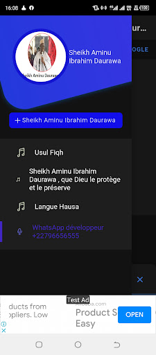 Android application Usul Fiqf Sheikh Aminu Daurawa screenshort