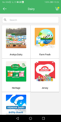 D Daily | Daily milk & Grocery Screen 3