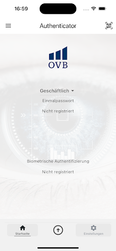 Android application OVB MFA screenshort