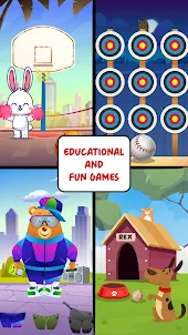 Kids games: Animal fun & learn