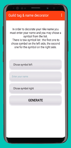 Stylish Nikename Maker Screen 2
