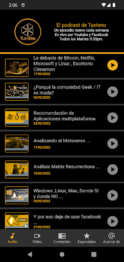 Android application Tuxteno screenshort