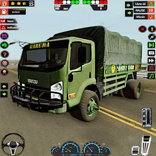 US Military Army Truck Game 3D