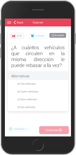 Examen de manejo el salvador Screen 3