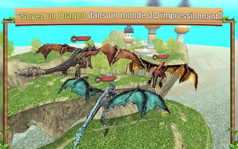 Simulateur de dragon en ligne  APK MOD (Astuce) screenshots 1