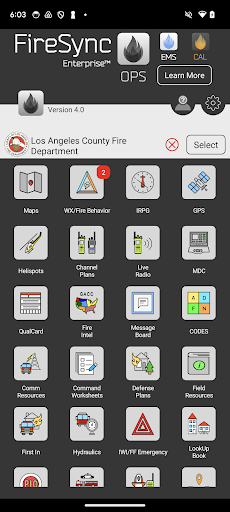 Android application FireSync Ops screenshort