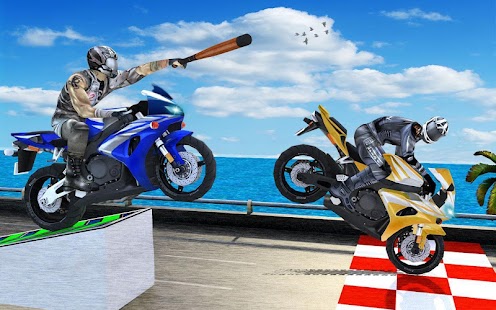 Highway Stunt Moto Bike Racing Screenshot